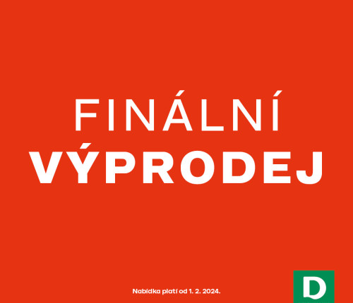 FINÁLNÍ VÝPRODEJ V PRODEJNÁCH DEICHMANN