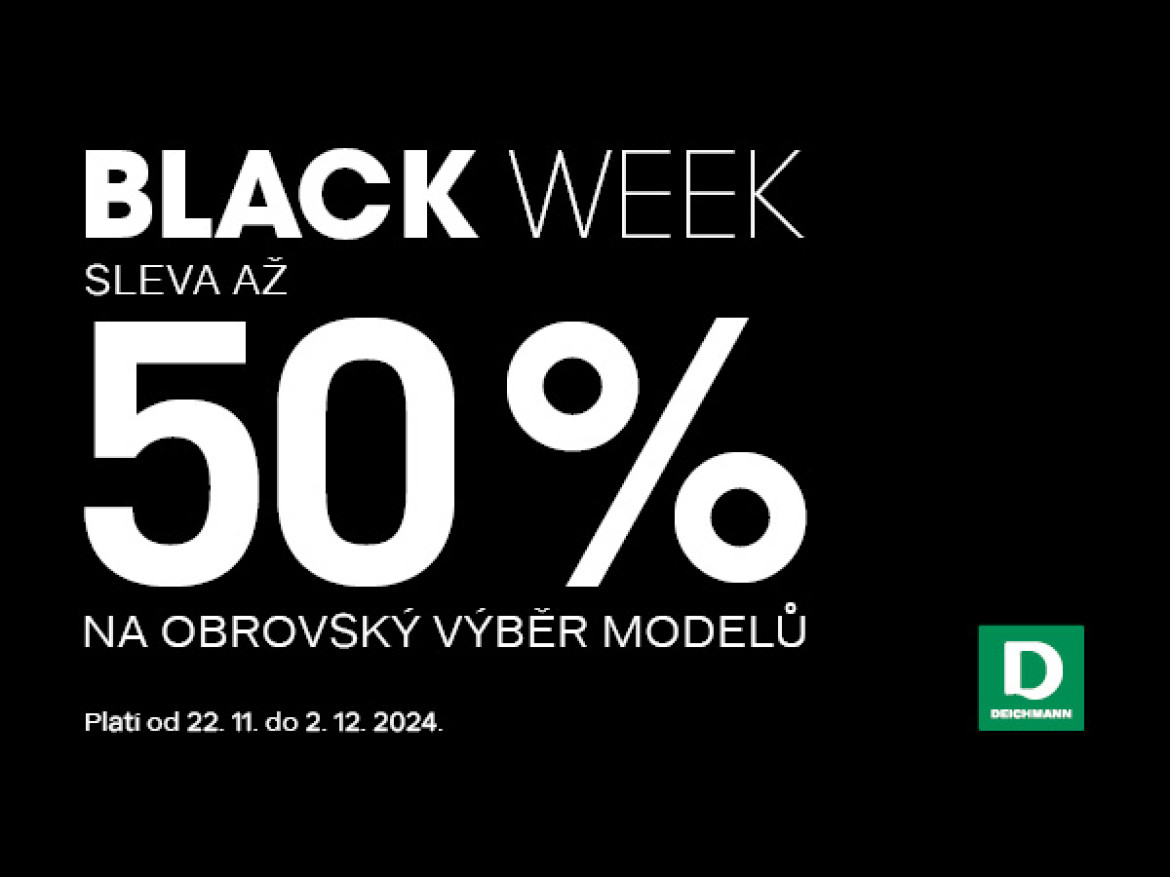 🖤 BLACK WEEK V DEICHMANNU JE TADY! 🖤