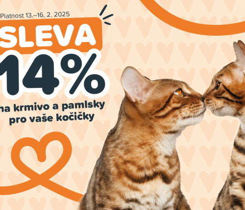 Valentýnská akce v Pet Center
